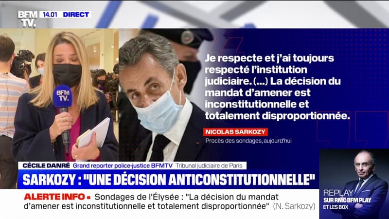 Pour Nicolas Sarkozy, sa convocation forcée à l’Élysée est “inconstitutionnelle et totalement disproportionnée”