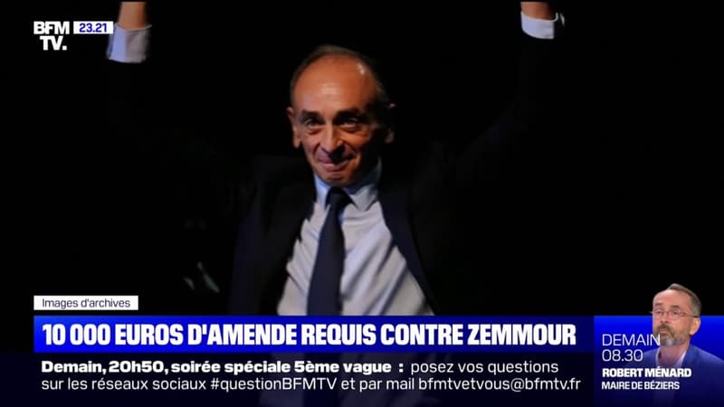 Propos sur les mineurs isolés: 10.000 euros d’amende requis contre Éric Zemmour