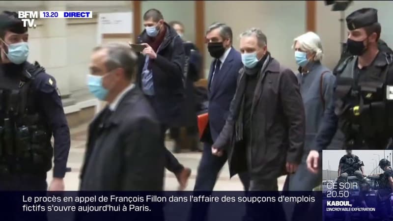Soupçons d’emplois fictifs: les époux Fillon sont arrivés au Palais de justice de Paris pour leur procès en appel