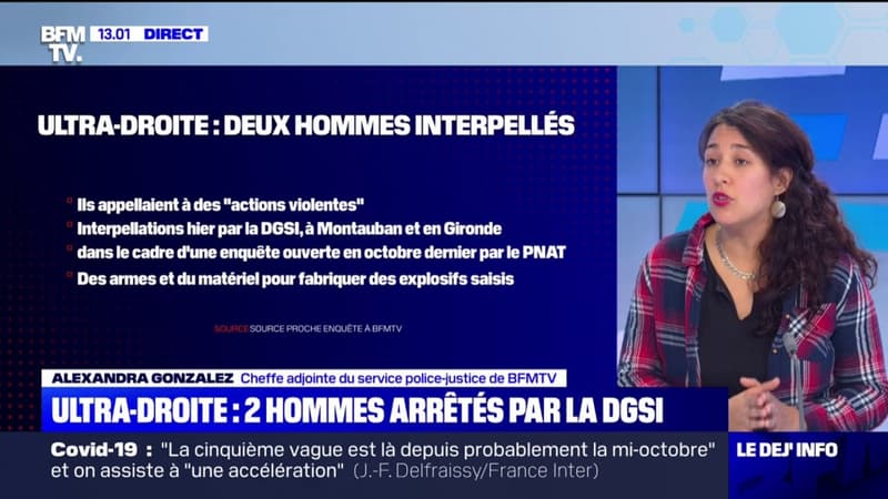 Ultra-droite: deux hommes suspectés de vouloir commettre des “actions violentes” arrêtés par la DGSI