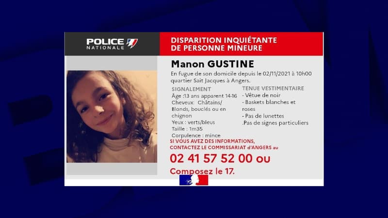Maine-et-Loire: la police lance un appel à témoins après la disparition inquiétante d’une adolescente