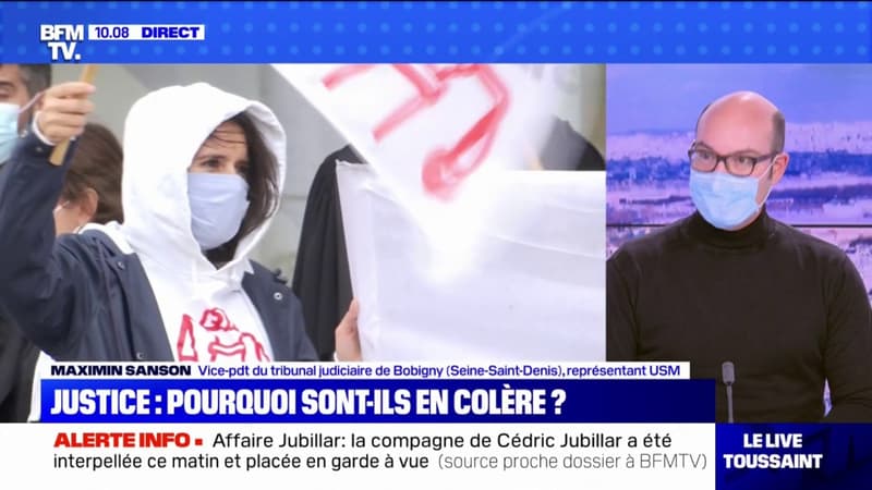 Maximin Sanson (USM) explique pourquoi les magistrats font grève ce mercredi