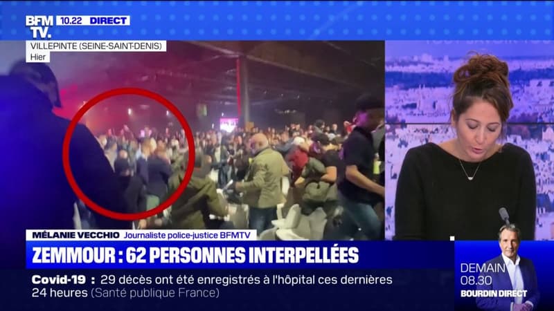 Meeting d’Éric Zemmour à Villepinte: 62 personnes ont été interpellées