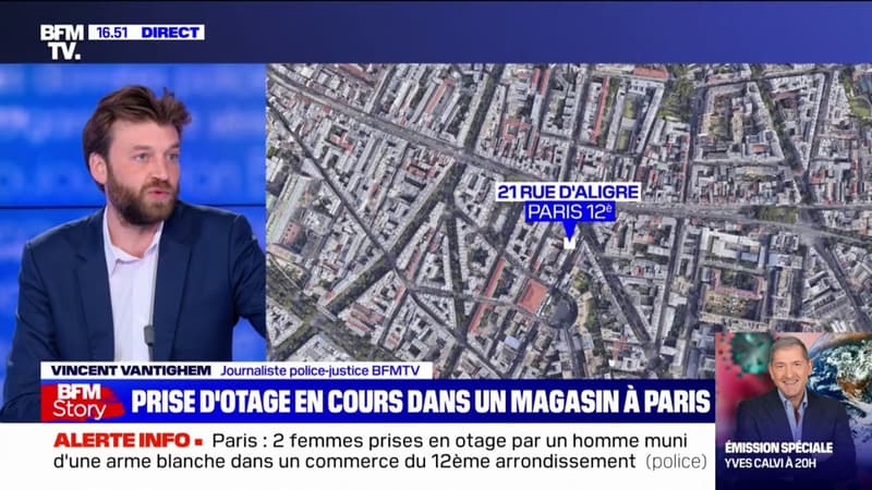 Paris: deux femmes prises en otage par un homme muni d’une arme blanche