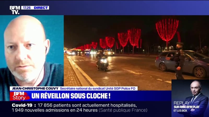 Pour le secrétaire national du syndicat Unité SGP Police FO, le réveillon de la Saint-Sylvestre sera “un peu moins festif”