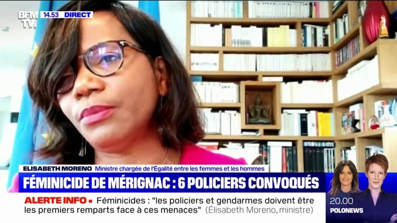 Féminicide de Mérignac: pour Elisabeth Moreno, “il n’y a plus aucune tolérance face à la négligence”