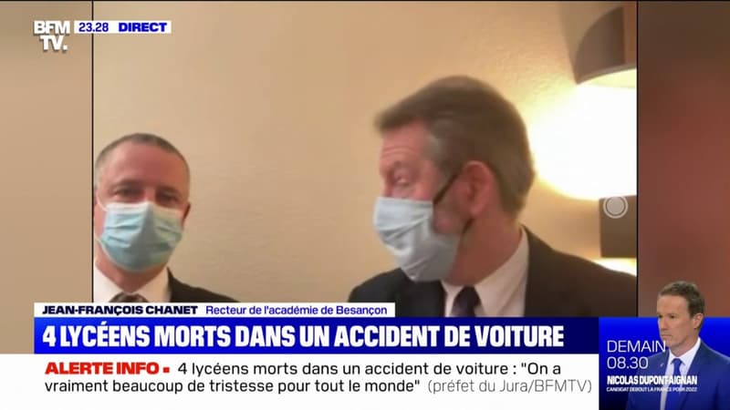 Jura: les élèves de l’internat des quatre lycéens tués “ont été pris en charge avec une cellule d’écoute”, annonce le recteur de l’académie de Besançon