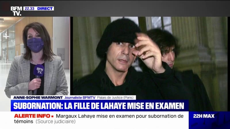 La fille de Jean-Luc Lahaye mise en examen pour subornation de témoin