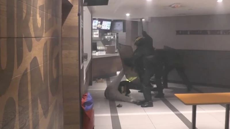 Gilets jaunes frappés dans un Burger King: un huitième CRS mis en examen
