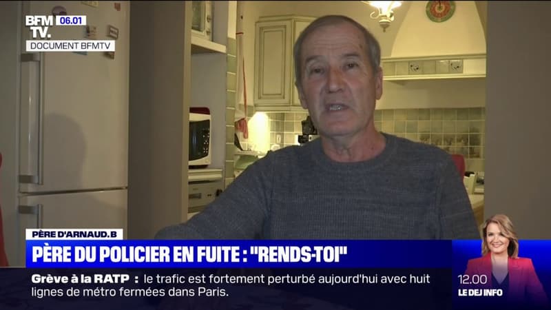 Féminicide à Paris: le père du policier soupçonné d’avoir tué sa compagne l’appelle à se rendre