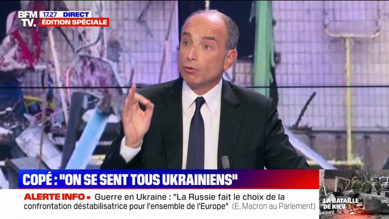 Guerre en Ukraine: “La bataille va être longue”, prévient Jean-François Copé