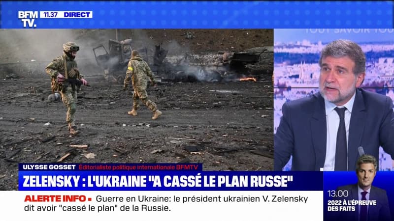 Guerre en Ukraine: Volodymyr Zelensky déclare avoir “cassé le plan russe”
