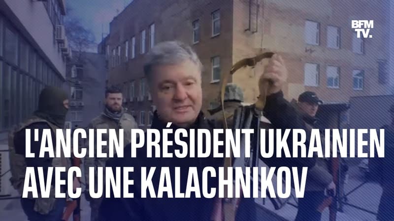 Guerre en Ukraine: l’ancien président ukrainien prêt à se battre avec une kalachnikov