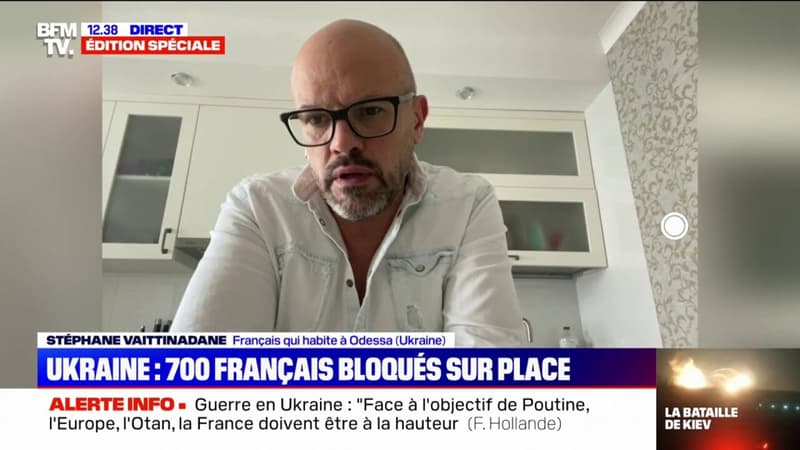 “J’ai ma vie ici”: ce Français qui habite à Odessa, dans le sud de ‘l’Ukraine, n’envisage pas “pour l’instant” de quitter le pays