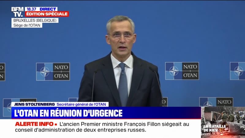 Jean Stoltenberg (Otan) sur la guerre en Ukraine: “C’est une erreur tragique et la Russie le paiera très cher'”