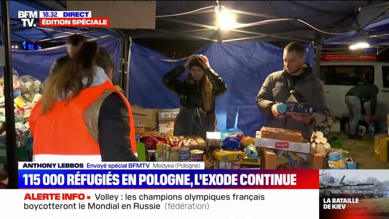 La solidarité s’organise en Pologne pour venir en aide aux réfugiés ukrainiens
