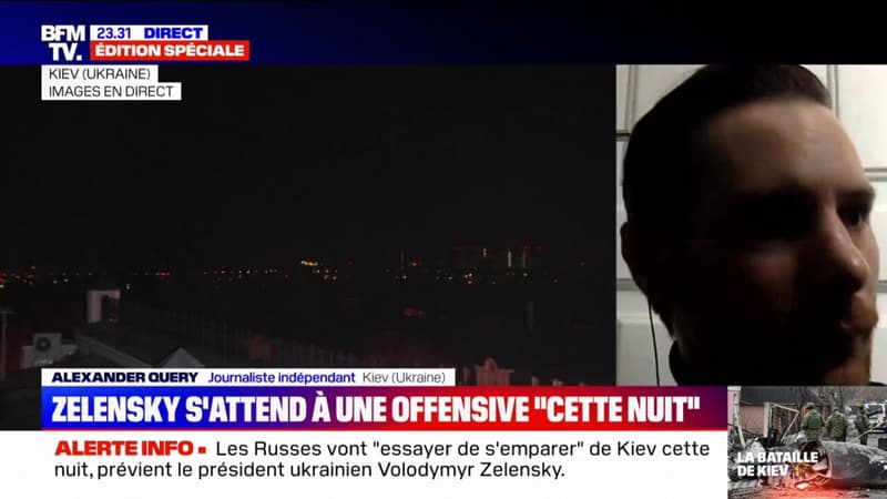 Les Russes vont “essayer de s’emparer” de Kiev cette nuit, prévient le président ukrainien Volodymyr Zelensky