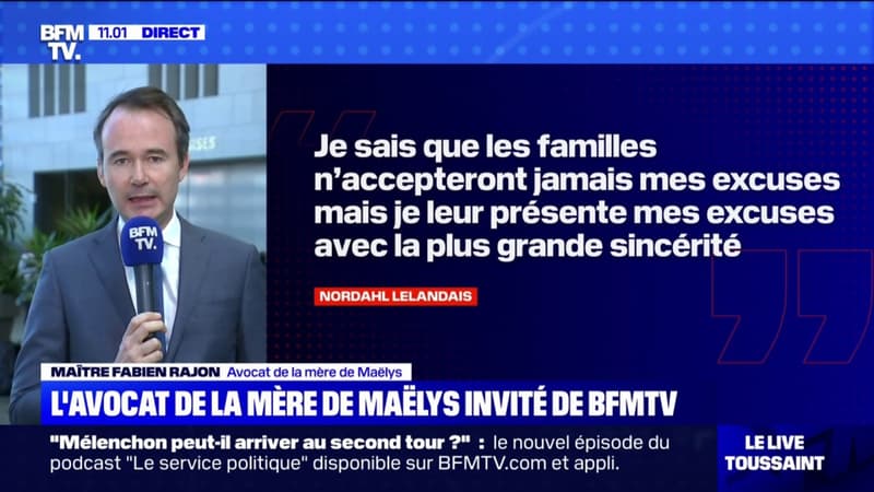 Me Fabien Rajon, avocat de la mère de Maëlys: les excuses de Nordahl Lelandais “ne valent pas grand-chose pour mes clients”