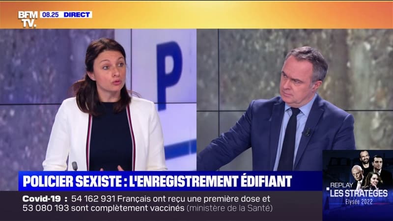 Policier sexiste: pour Camille Chaize, porte-parole du ministère de l’Intérieur, “ce monsieur n’a plus sa place dans la police, ce cas n’est pas isolé”