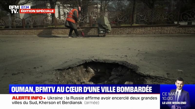 Reportage au cœur d’Ouman, ville bombardée dans le centre de l’Ukraine