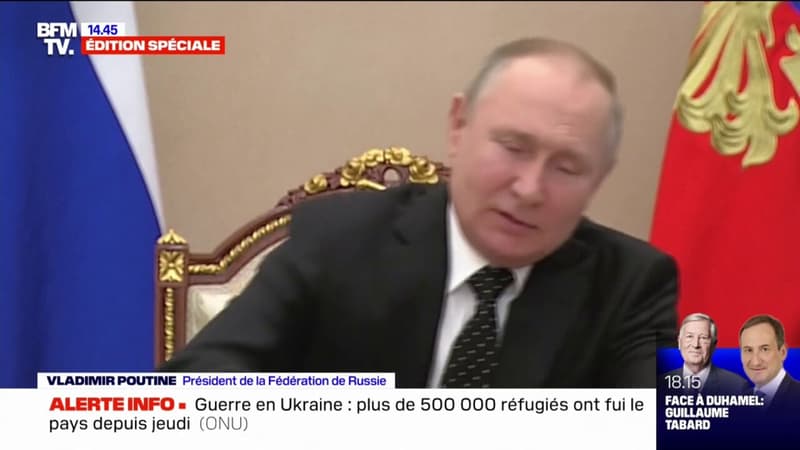 Sanctions contre la Russie: pour Vladimir Poutine, l’Occident est “l’empire du mensonge”