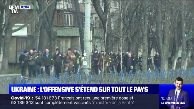 Ukraine: l’offensive russe s’étend sur tout le pays