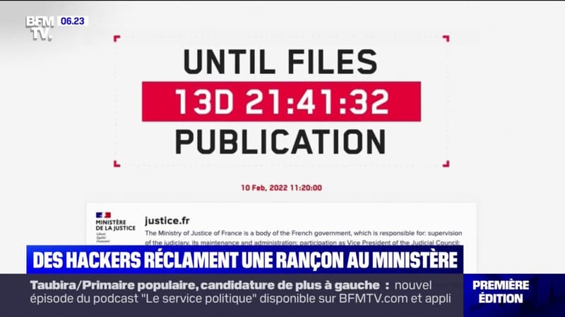 Un groupe de hackers réclame une rançon au ministère de la Justice