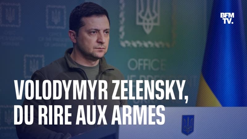 Zelensky, du rire aux armes