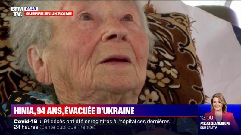 À 94 ans, Hinia quitte l’Ukraine et ne sait pas si elle reverra un jour son pays