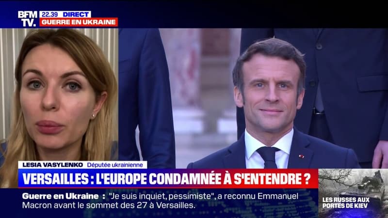 Admission de l’Ukraine dans l’UE? “Une étape pour terminer cette guerre”, selon la députée ukrainienne Lesia Vasylenko