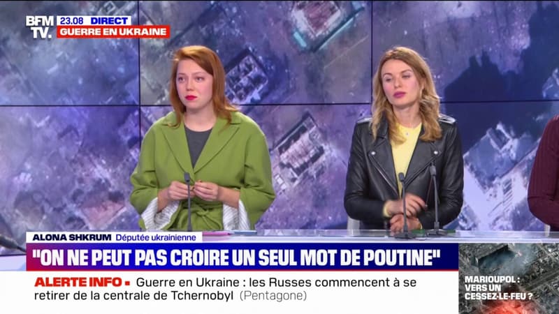 Alona Shkrum, députée ukrainienne: “En Ukraine, on ne dit pas ‘après la guerre’ mais ‘après la victoire'”