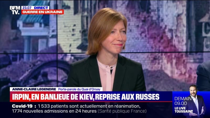 Anne-Claire Legendre: “Notre objectif est de faire monter le coût de la guerre pour Vladimir Poutine”
