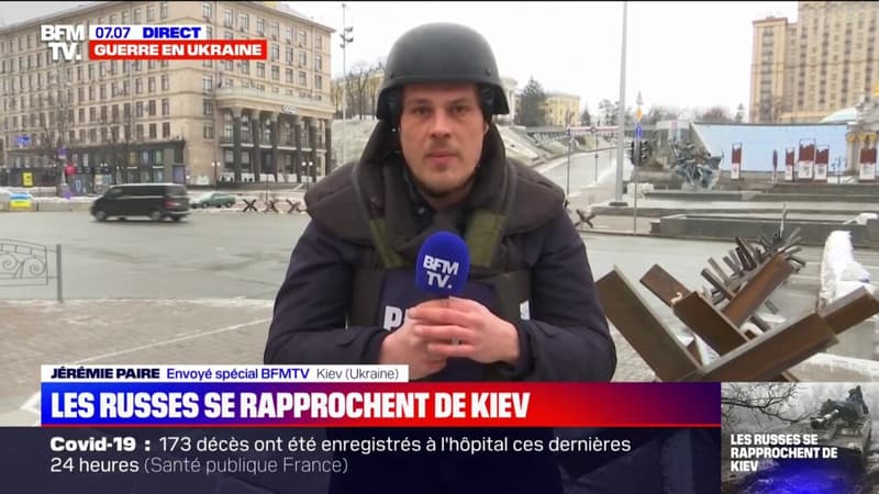 Barrages, checkpoints..: au 13e jour de guerre, Kiev se prépare à un potentiel assaut des soldats russes