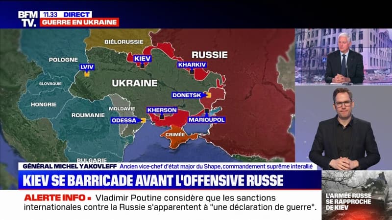 “Ça va durer longtemps”: la stratégie de l’invasion russe en Ukraine analysée par le général Michel Yakovleff