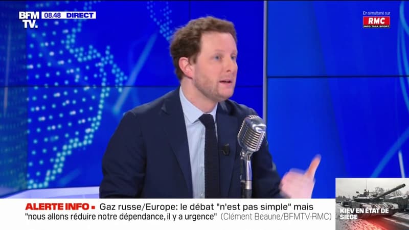 Clément Beaune: “Nous devons sortir de notre dépendance” à l’énergie russe qui “finance l’appareil de guerre”