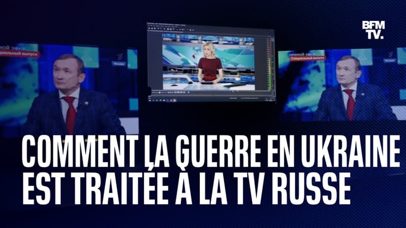 Comment la guerre en Ukraine est traitée par la télévision russe