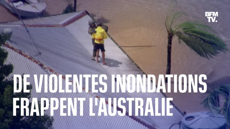 De violentes inondations frappent l’Australie