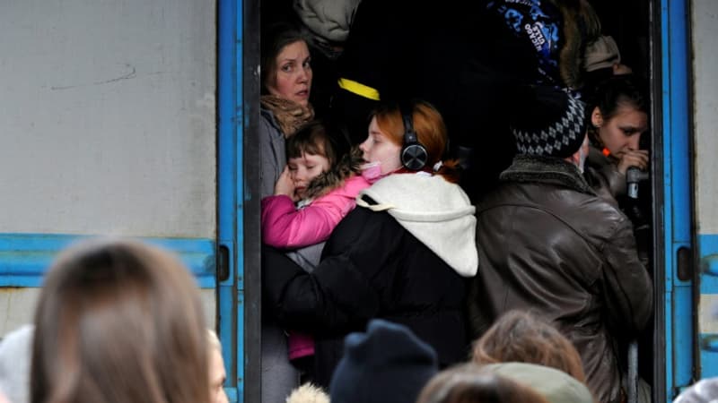 Guerre en Ukraine: la moitié de la population de Kiev a fui depuis le début de l’invasion russe