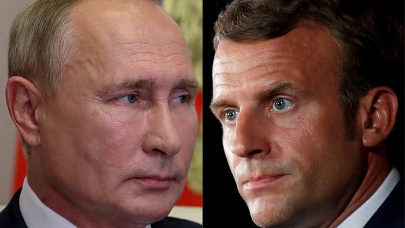 Guerre en Ukraine: entretien téléphonique “en cours” entre Emmanuel Macron et Vladimir Poutine