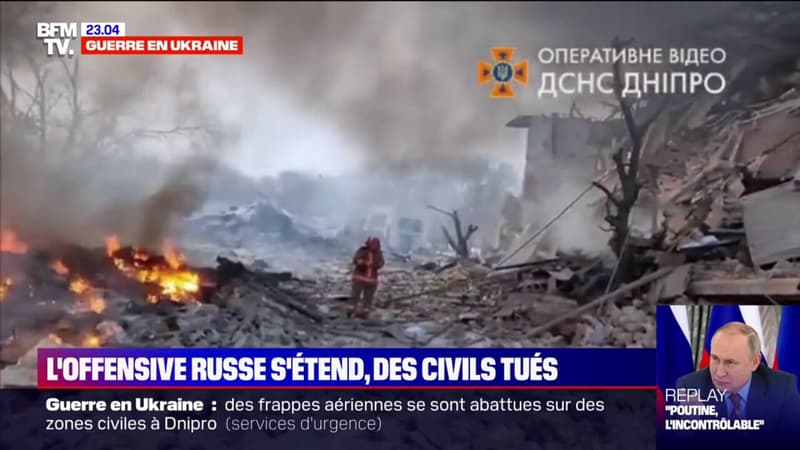 En Ukraine, l’offensive russe s’étend vers l’ouest