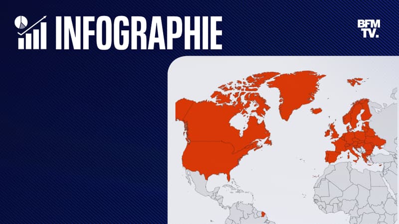 CARTE. Guerre en Ukraine: quels sont les pays qui interdisent le survol des avions russes?