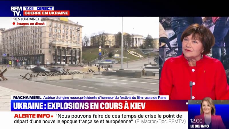 Guerre en Ukraine: “Il ne faut pas confondre le peuple russe avec Poutine et sa clique”, déclare l’actrice d’origine russe, Macha Méril