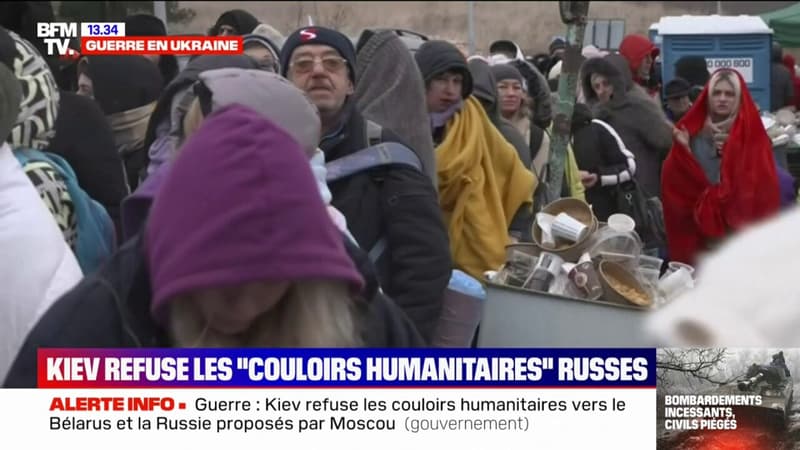 Guerre en Ukraine: Kiev refuse les “couloirs humanitaires” russes
