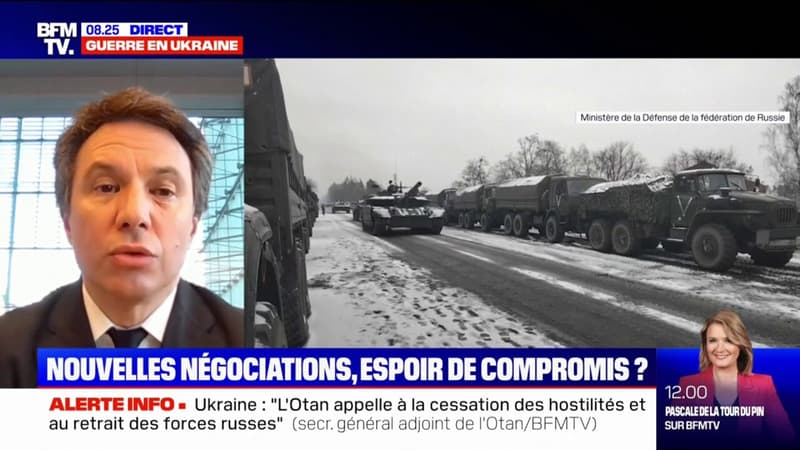 Guerre en Ukraine: “L’Otan appelle à la cessation des hostilités, au retrait des forces russes”, selon son secrétaire général adjoint