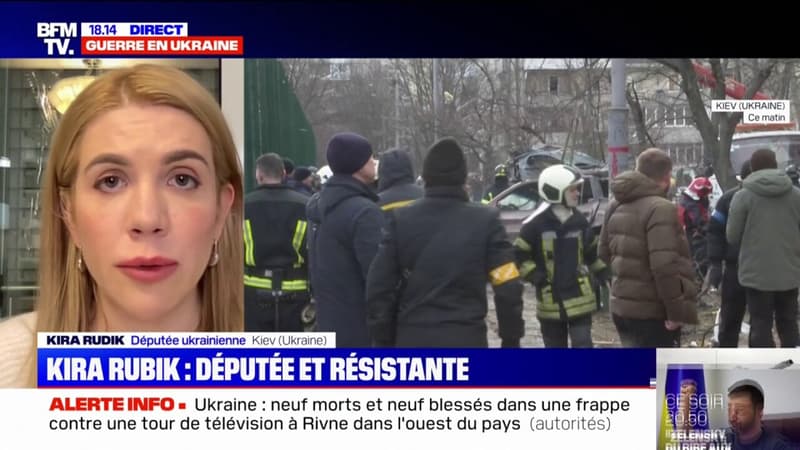 Guerre en Ukraine: “Les pays occidentaux vivent dans une illusion”, déclare la députée ukrainienne Kira Rudik