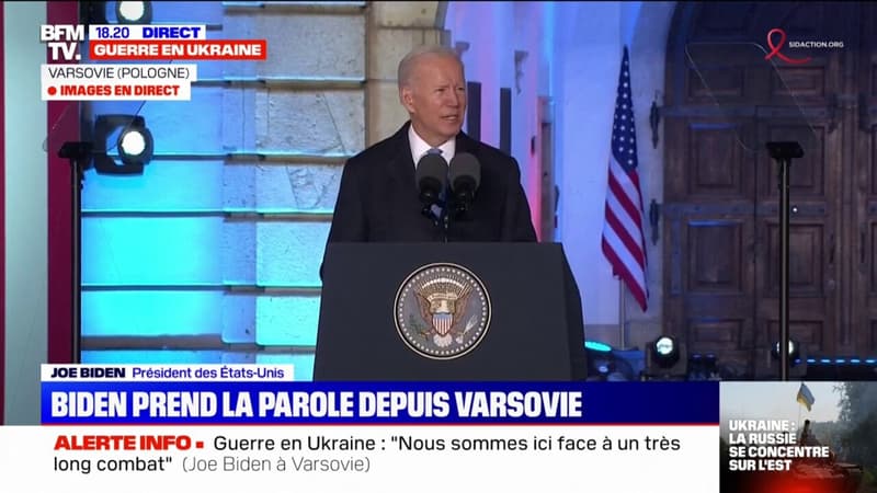 Guerre en Ukraine: “Nous sommes ici face à un très long combat”, déclare Joe Biden