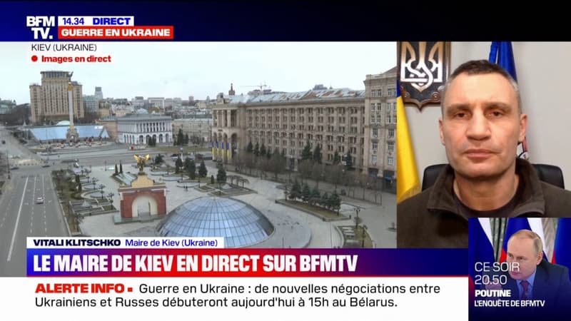 Guerre en Ukraine: Vitali Klitschko, maire de Kiev, se dit “reconnaissant du soutien militaire, humanitaire et politique” mais ajoute que “ce n’est pas suffisant”