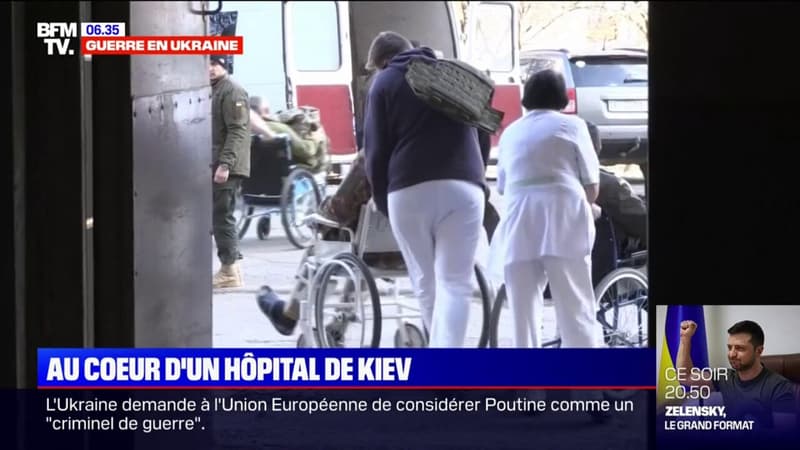 Guerre en Ukraine: au cœur d’un hôpital de Kiev