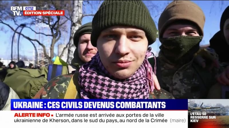 Guerre en Ukraine: ces civils devenus combattants