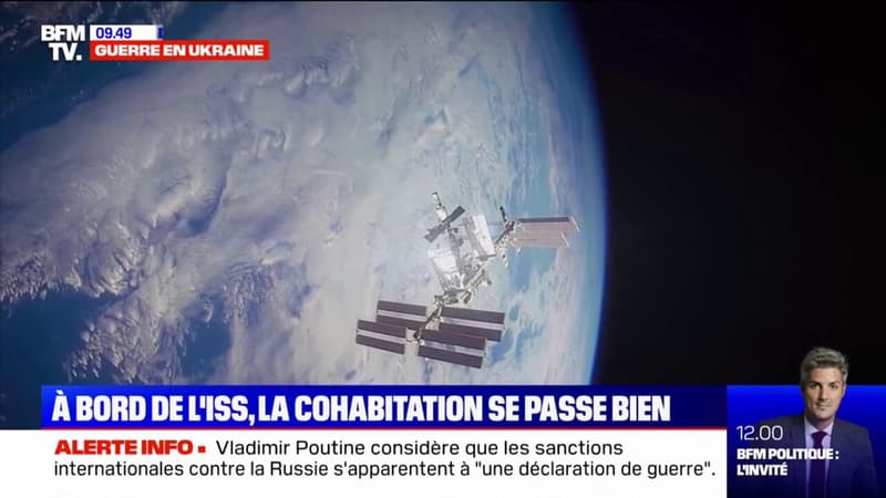 Guerre en Ukraine: comment cohabitent Russes et Occidentaux dans l’ISS ?